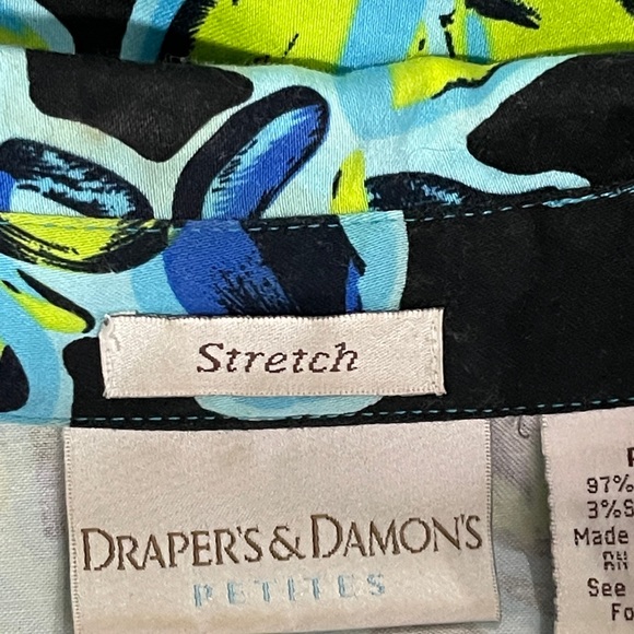 *Draper’s & Damons Women’s Floral Button Down Shirt Sz PS - Picture 10 of 10